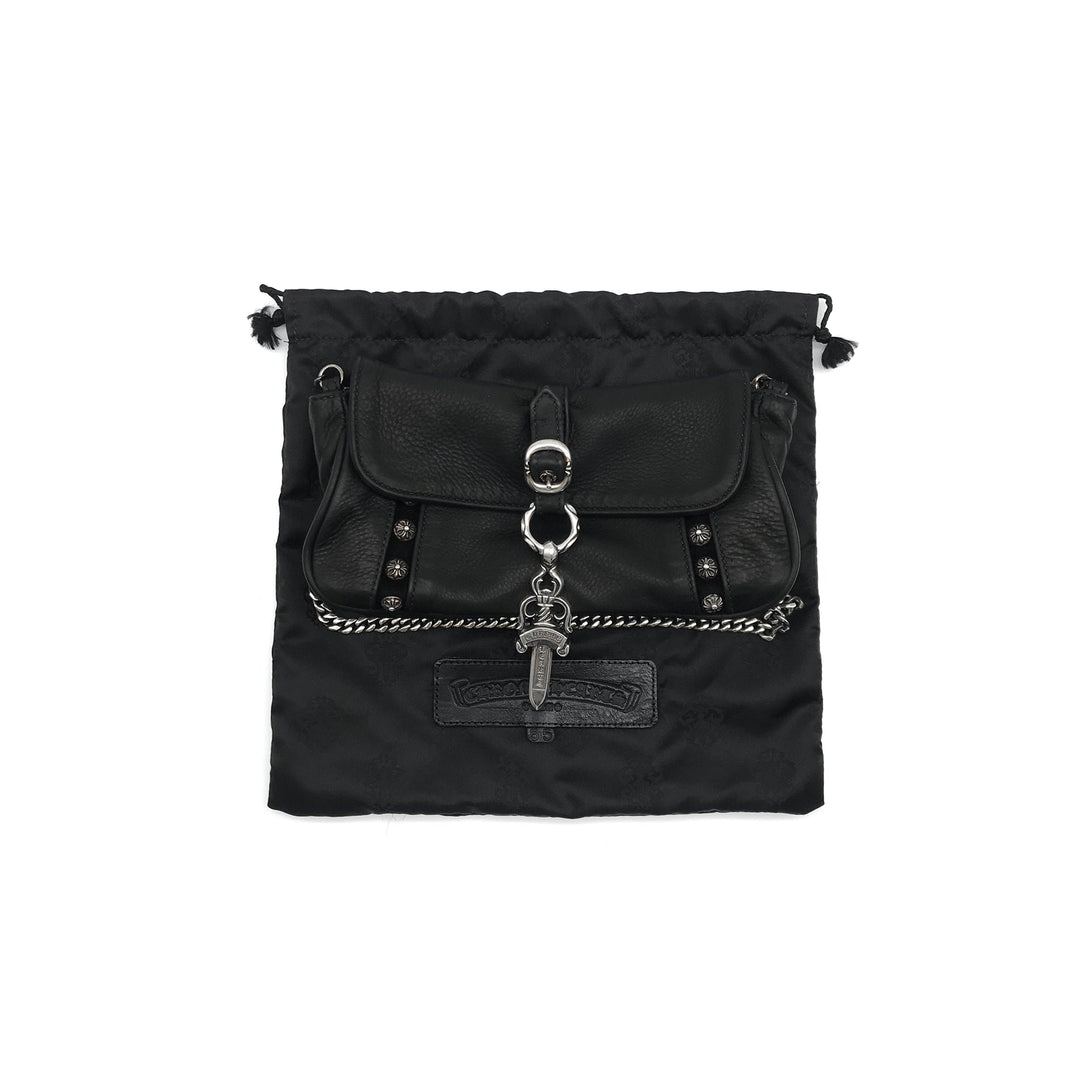Chrome Hearts Silver Dagger Cross Stud Shoulder Purse Bag - SHENGLI ROAD MARKET