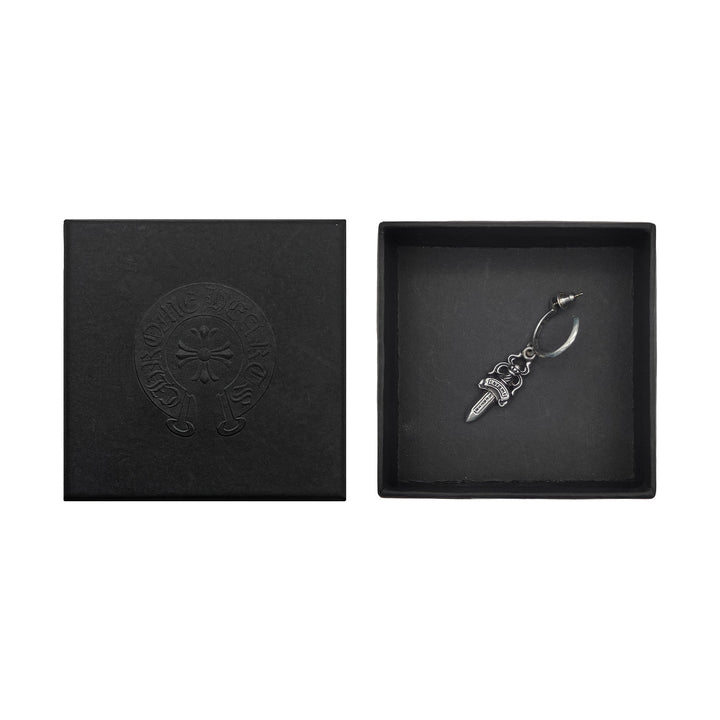 Chrome Hearts Silver Dagger Drop Earring Hoop - SHENGLI ROAD MARKET
