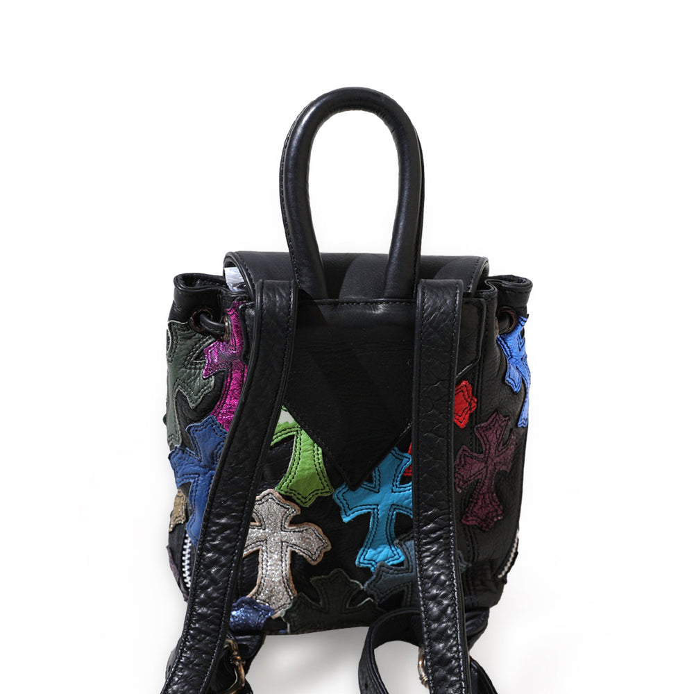 Chrome Hearts Silver Dagger Multi Color Cross Patch Mini Backpack - SHENGLI ROAD MARKET