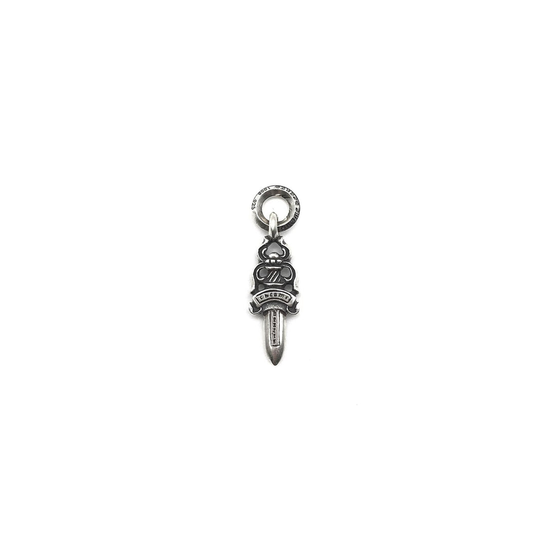 Chrome Hearts Silver Dagger Necklace Charm - SHENGLI ROAD MARKET