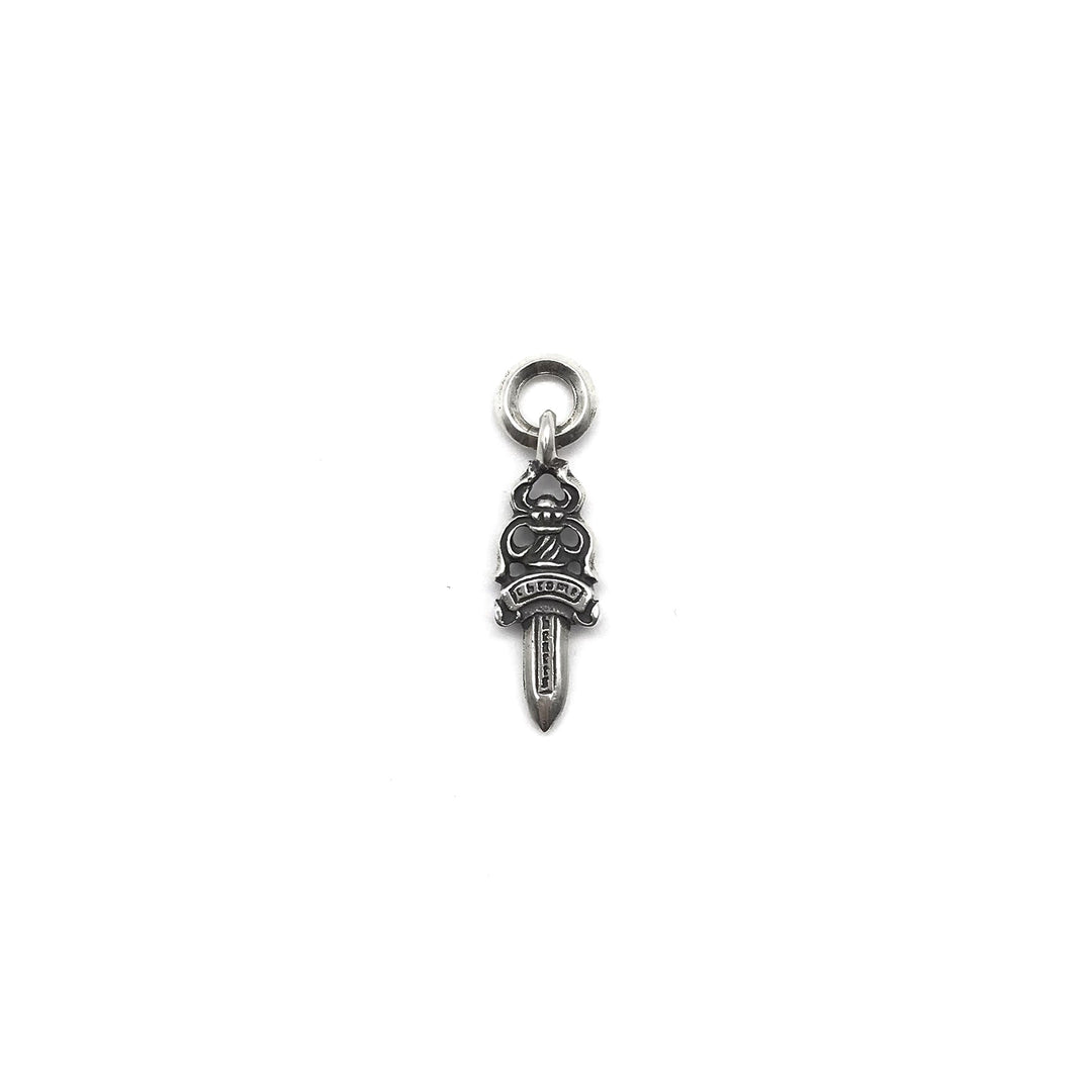 Chrome Hearts Silver Dagger Necklace Charm - SHENGLI ROAD MARKET