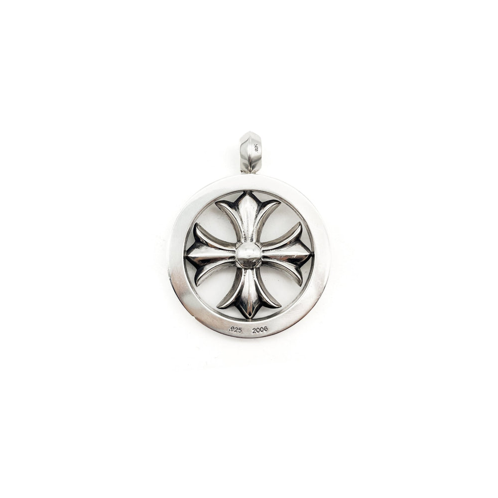 Chrome Hearts Silver Diamond Ring Cross Necklace Pendant - SHENGLI ROAD MARKET