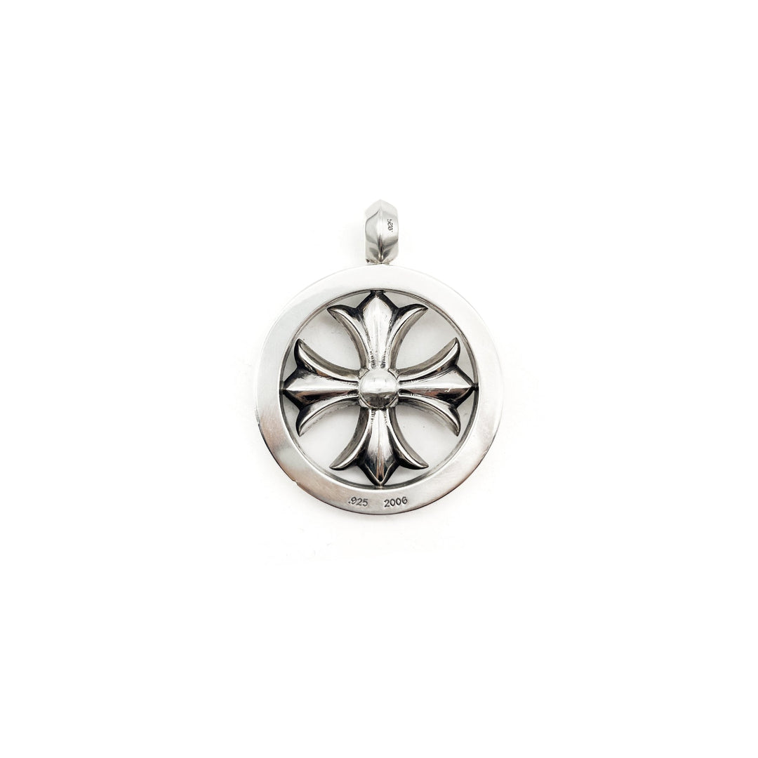 Chrome Hearts Silver Diamond Ring Cross Necklace Pendant - SHENGLI ROAD MARKET