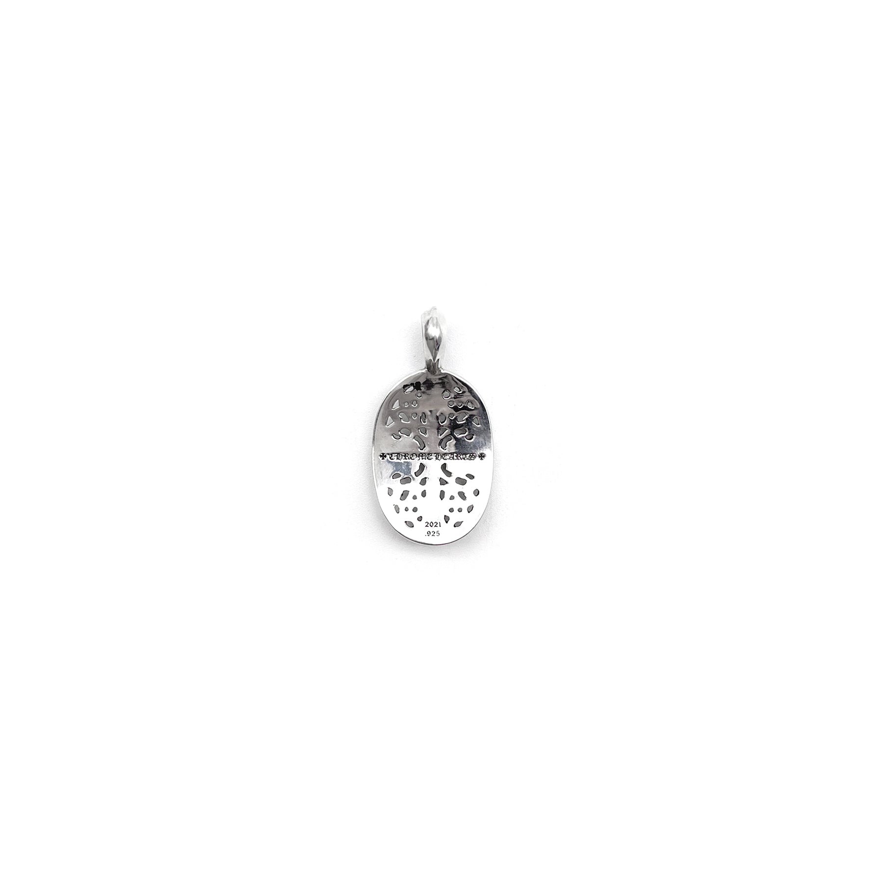 Chrome Hearts Silver Diamonds Keeper Cross Pendant - SRM – SHENGLI