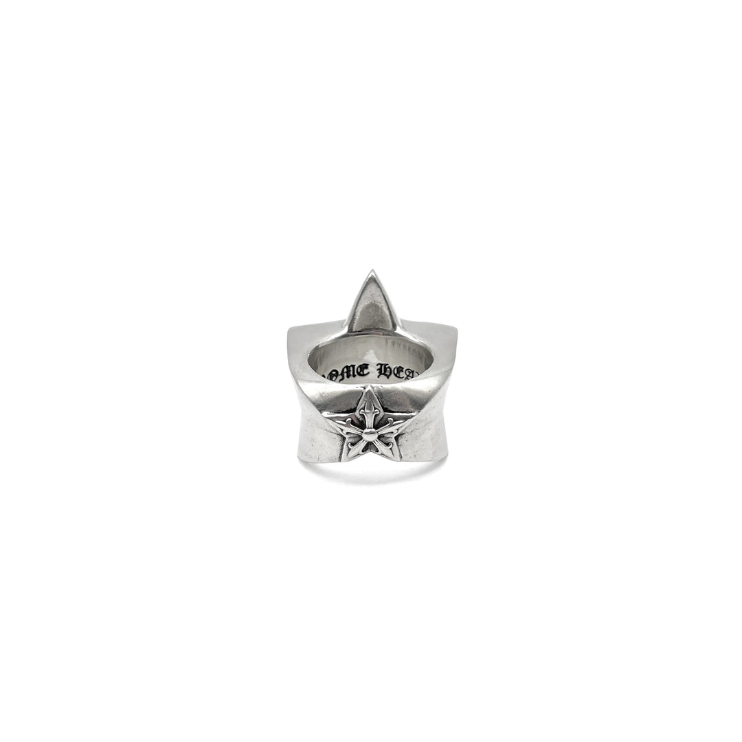 Chrome Hearts Silver Diamonds Star Ring - SHENGLI ROAD MARKET