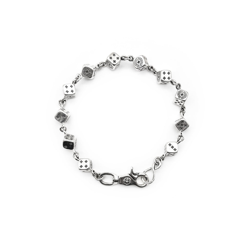 Chrome Hearts Silver Dice 1 Clip Wallet Chain - SHENGLI ROAD MARKET