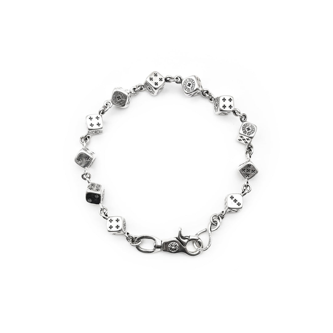 Chrome Hearts Silver Dice 1 Clip Wallet Chain - SHENGLI ROAD MARKET