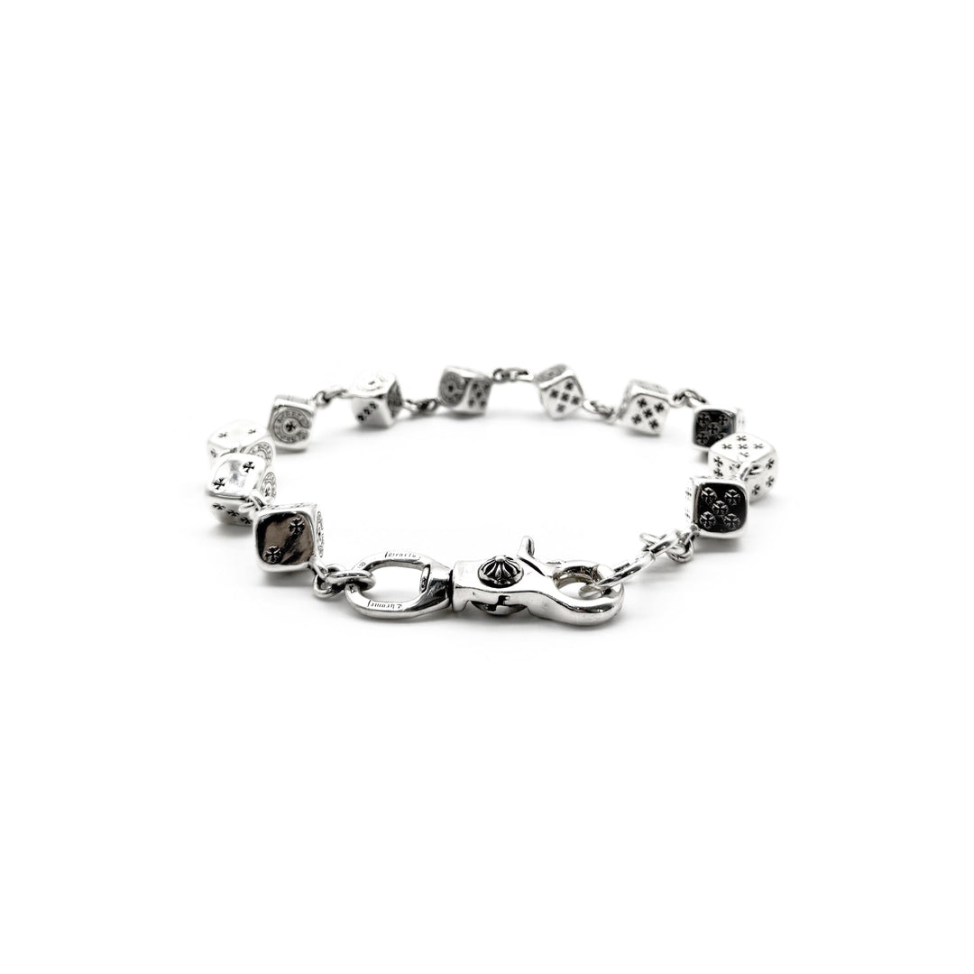 Chrome Hearts Silver Dice 1 Clip Wallet Chain - SHENGLI ROAD MARKET