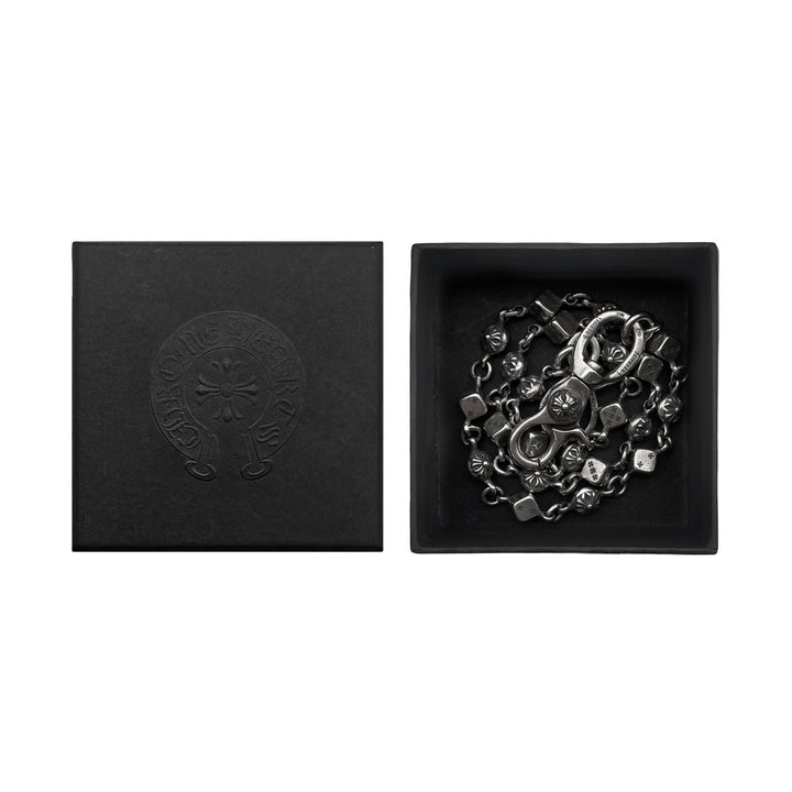 Chrome Hearts Silver Dice Cross Ball 1 Clip Wallet Chain - SHENGLI ROAD MARKET
