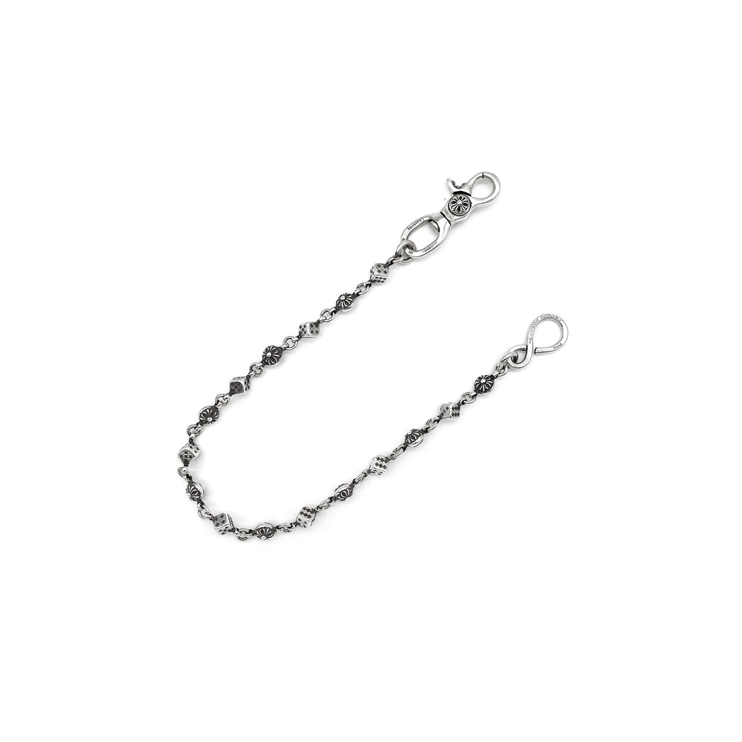 Chrome Hearts Silver Dice Cross Ball 1 Clip Wallet Chain - SHENGLI ROAD MARKET