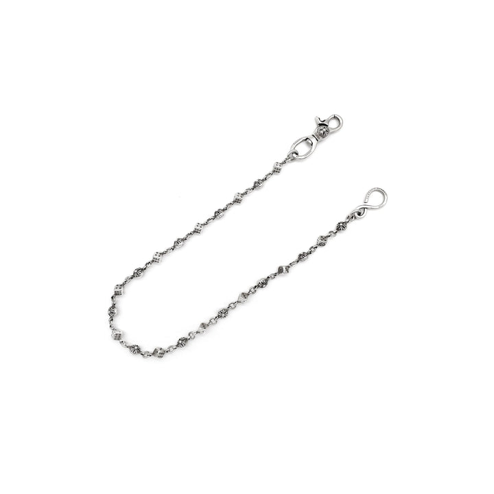 Chrome Hearts Silver Dice Cross Ball 1 Clip Wallet Chain - SHENGLI ROAD MARKET