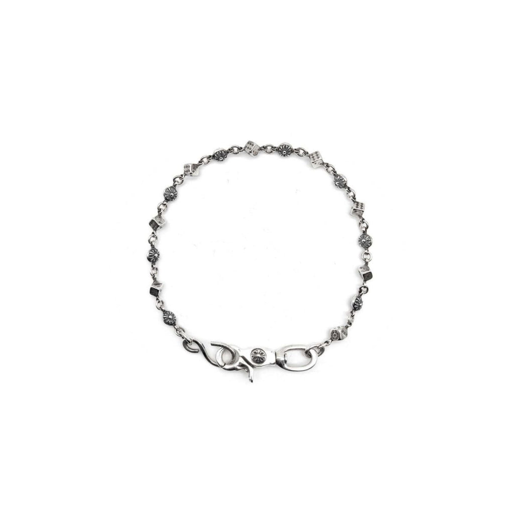 Chrome Hearts 925 Silver Dice Cross Ball Lobster Clasp Wallet