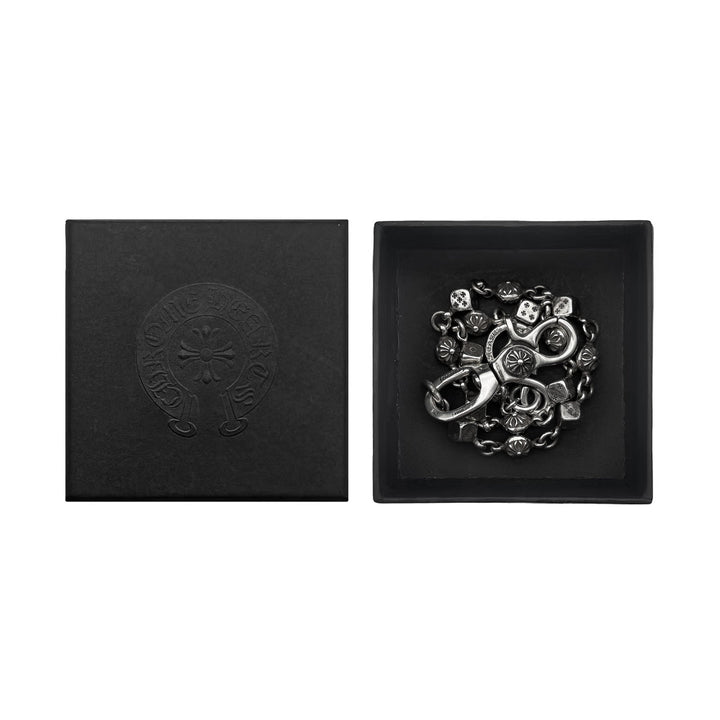Chrome Hearts Silver Dice Cross Ball 1 Clip Wallet Chain - SHENGLI ROAD MARKET