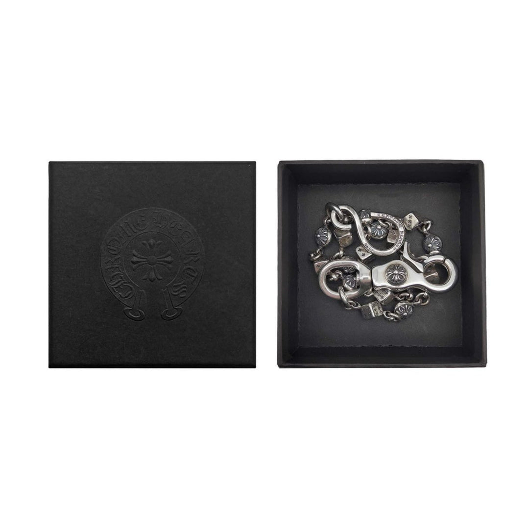 Chrome Hearts Silver Dice Cross Ball 1 Clip Wallet Chain - SHENGLI ROAD MARKET