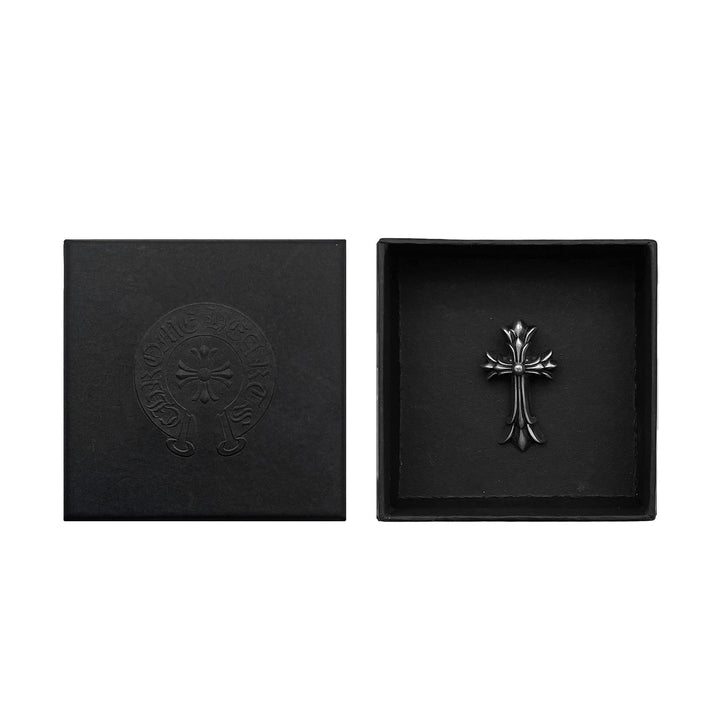 Chrome Hearts Silver Double Cross Pendant - SHENGLI ROAD MARKET