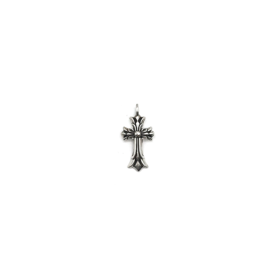 Chrome Hearts Silver Double - Layer Cross Charm Pendant - SHENGLI ROAD MARKET