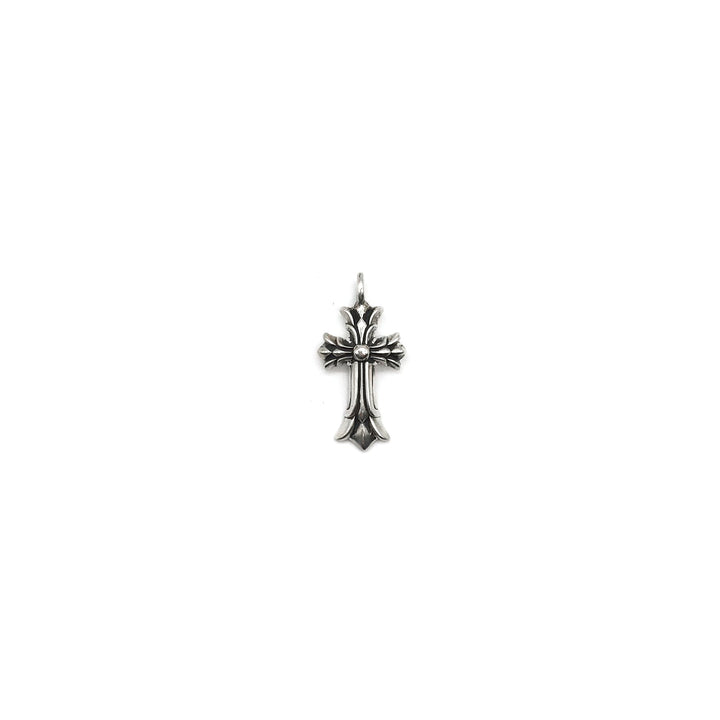 Chrome Hearts Silver Double - Layer Cross Charm Pendant - SHENGLI ROAD MARKET
