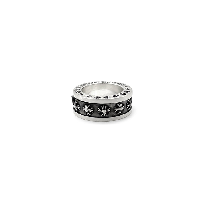 Chrome Hearts Silver F U Plus Cross Spinner Ring - SHENGLI ROAD MARKET
