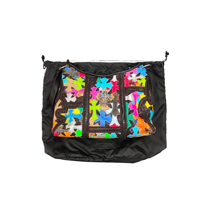 Chrome Hearts Silver Filigree Multicolor Patch Lyon Bag - SHENGLI ROAD MARKET