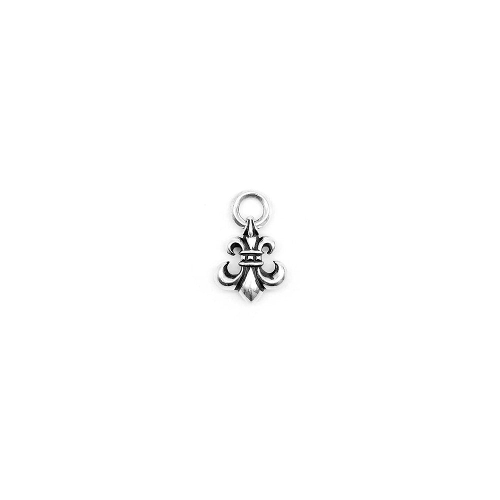 Chrome Hearts Silver Fleur Charm Pendant - SHENGLI ROAD MARKET