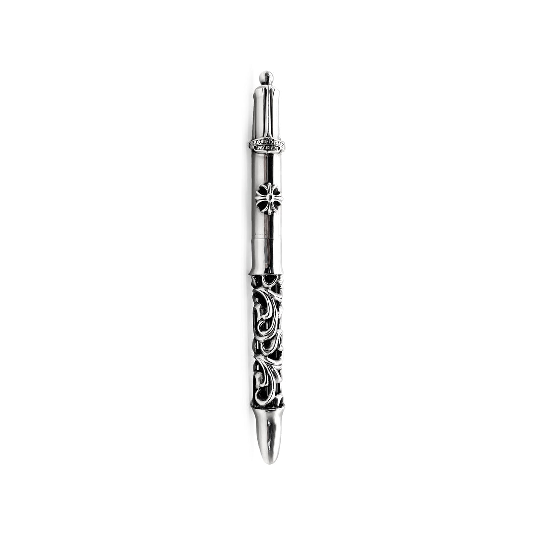 Chrome Hearts Silver Floral 4Color Ballpoint Pen - SHENGLI ROAD MARKET