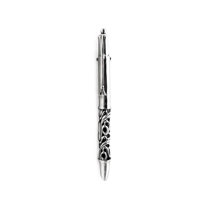 Chrome Hearts Silver Floral 4Color Ballpoint Pen - SHENGLI ROAD MARKET