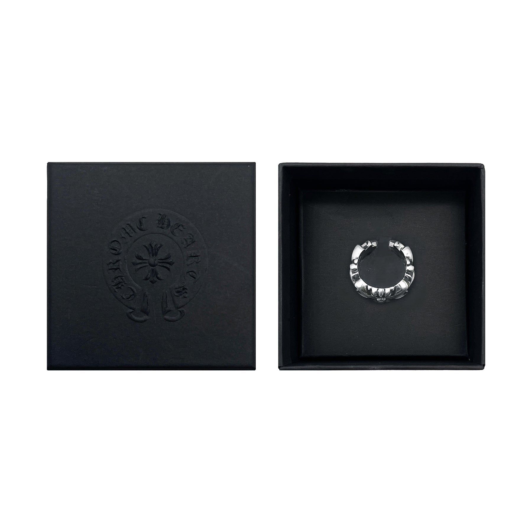 お*り様 Chrome Hearts FloralCross RingSilve Chrome Hearts Silver Floral Cross Ring - SHENGLI ROAD MARKET