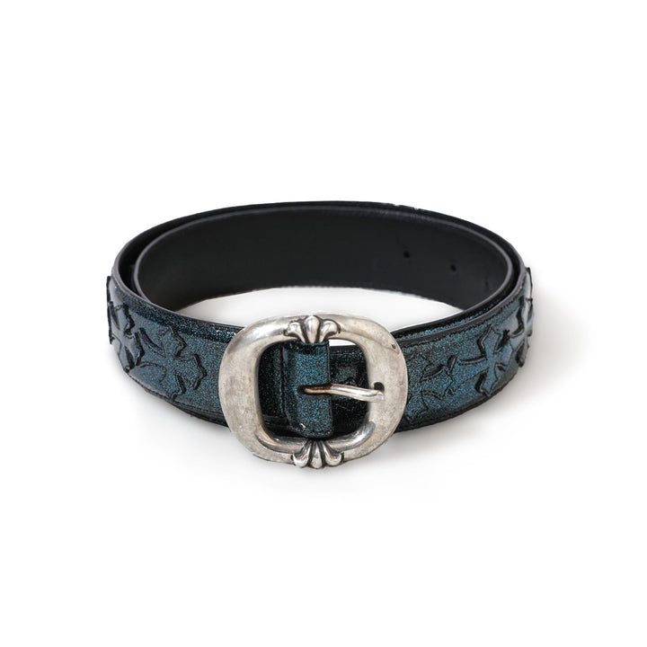 Chrome Hearts Silver Gunslinger Galaxy Cross Patch Belt - SHENGLI ROAD MARKET