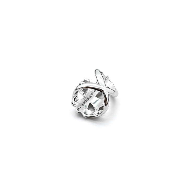 Chrome Hearts Silver Infinity Pink Saph Cross Ring - SHENGLI ROAD MARKET