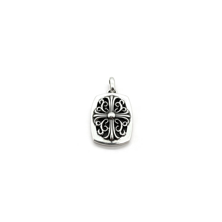 Chrome Hearts Silver Keeper Cross Pendant - SHENGLI ROAD MARKET