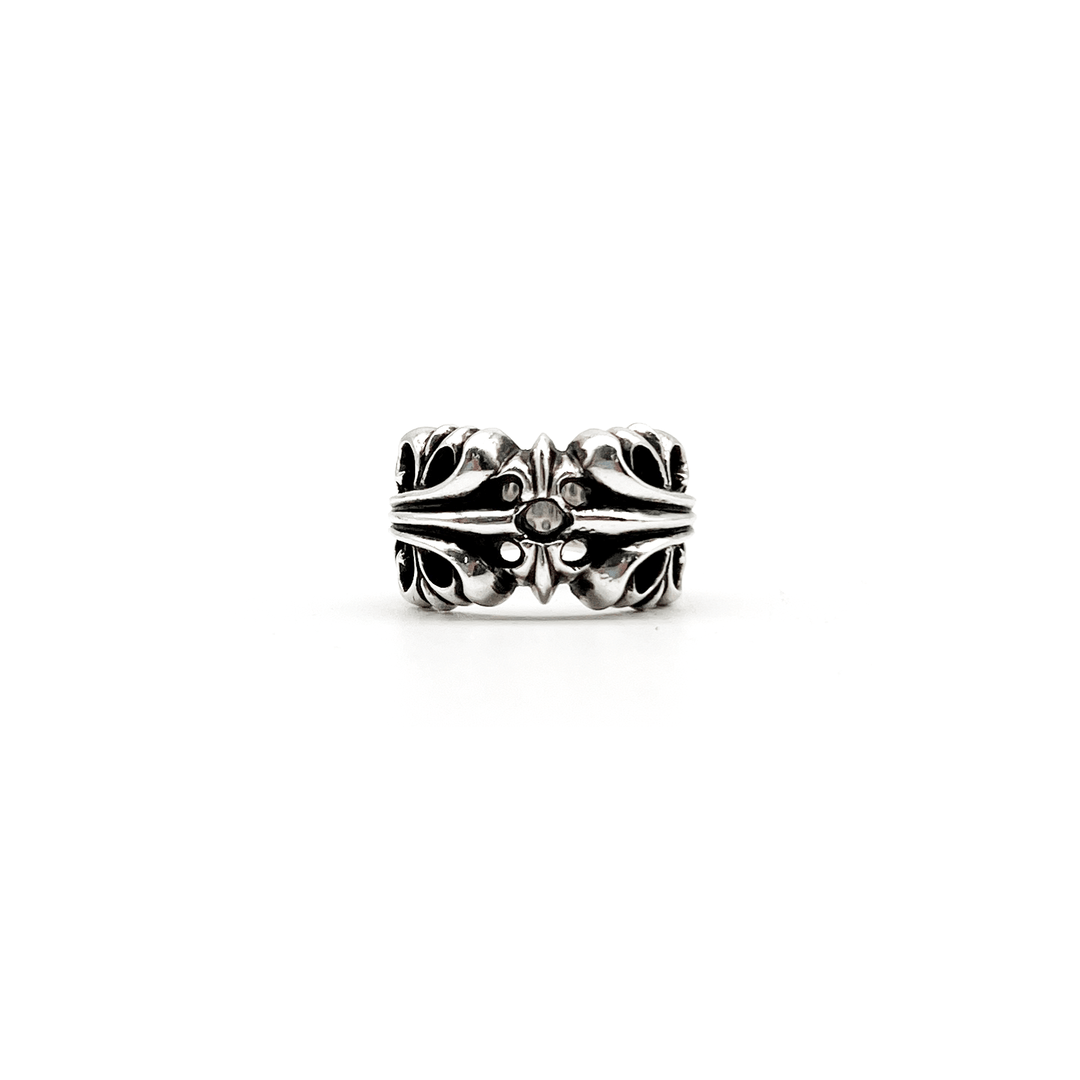 Chrome Hearts Silver K&T Katie Flower Ring - SHENGLI ROAD MARKET