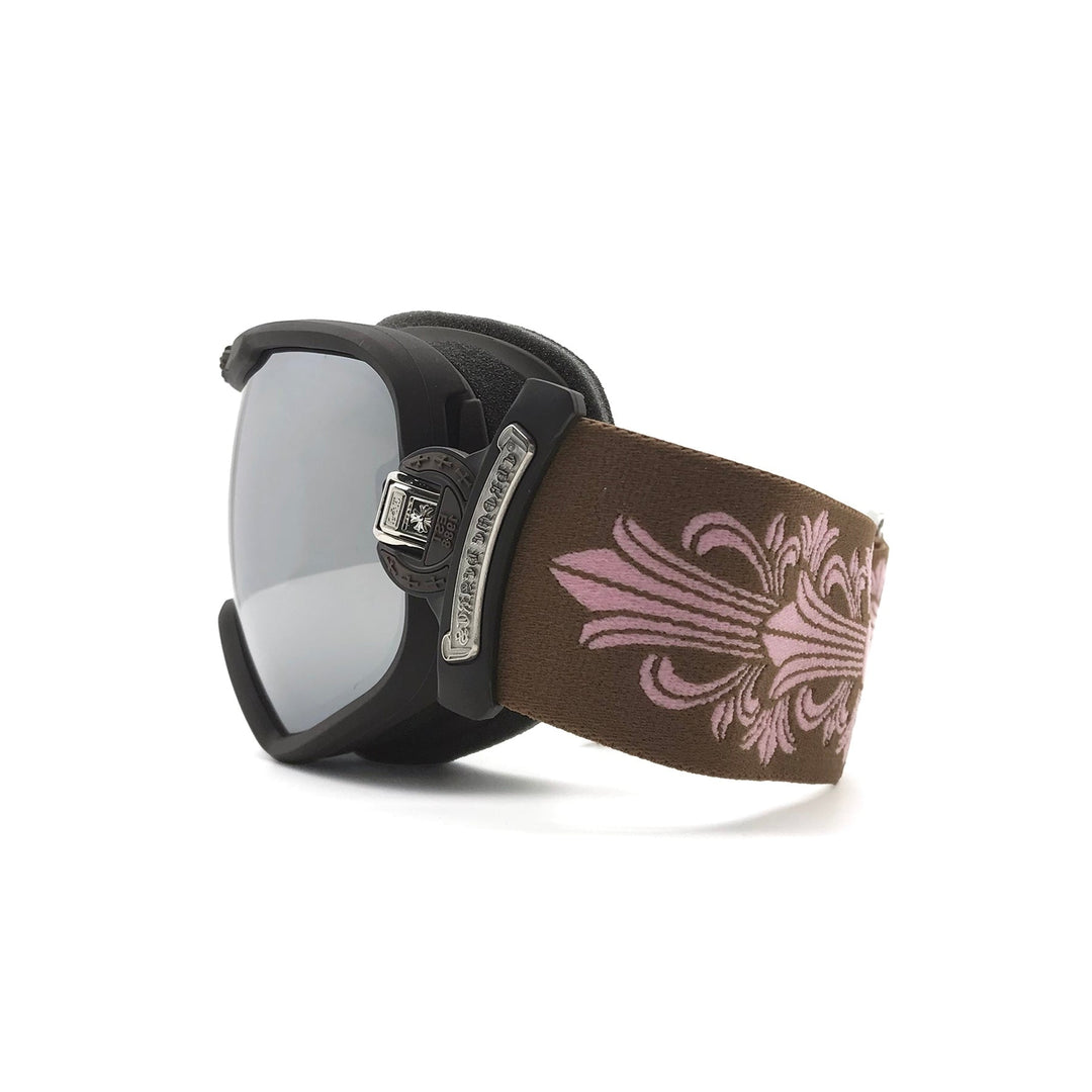 Chrome Hearts SILVER MORNING Classic Brown Ski Goggles - SHENGLI ROAD MARKET