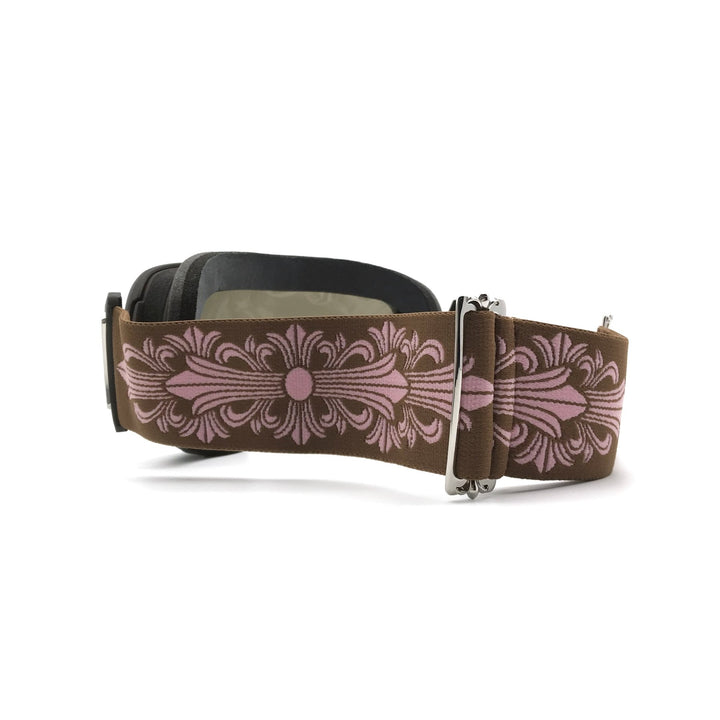 Chrome Hearts SILVER MORNING Classic Brown Ski Goggles - SHENGLI ROAD MARKET