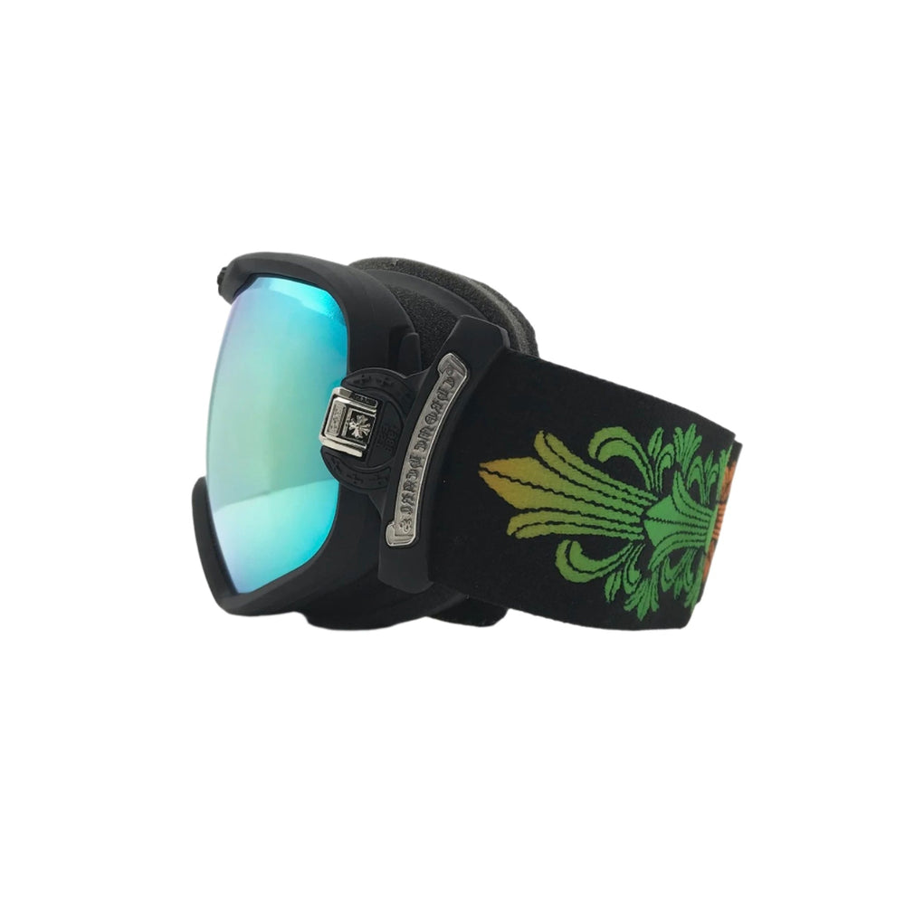 Chrome Hearts SILVER MORNING Faded Black Ski Goggles - SHENGLI ROAD MARKET