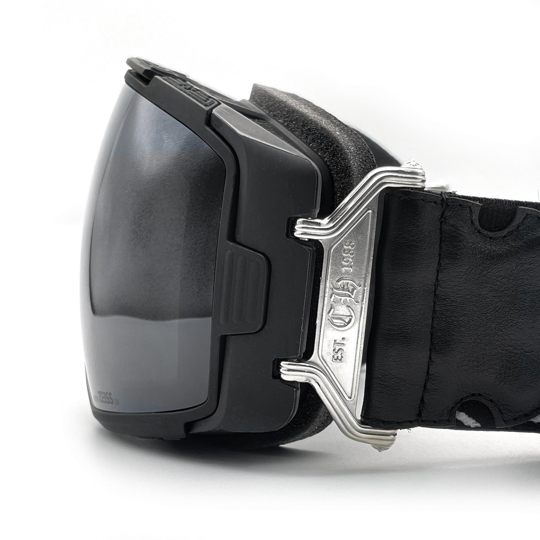 希少 クロムハーツ SILVER morning II ゴーグル スノーボード Chrome Hearts SILVER MORNING II Flame Patch Black Ski Goggles