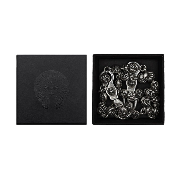 Chrome Hearts Silver Multi - Element 2 Clip Wallet Chain - SHENGLI ROAD MARKET