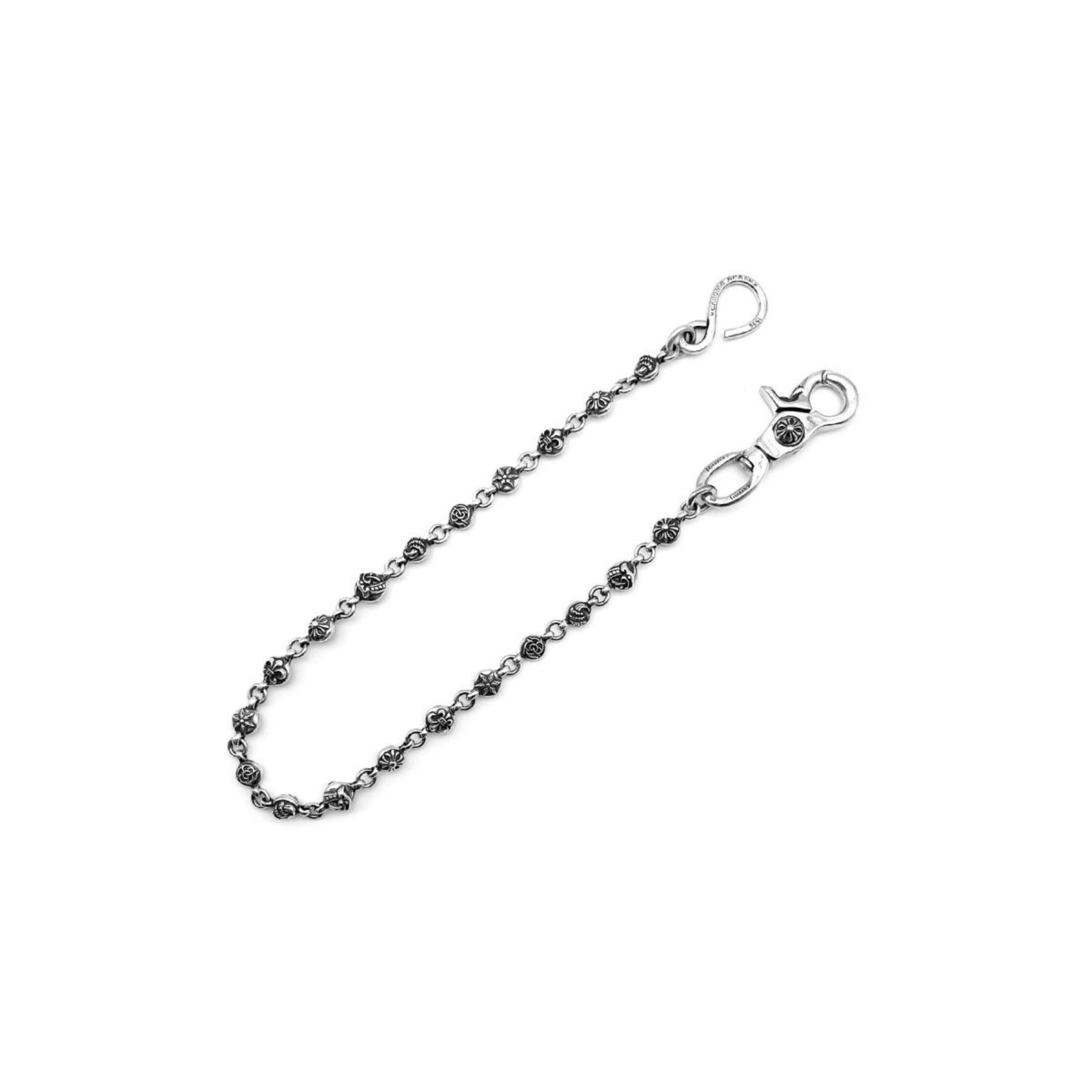 Chrome Hearts Silver Multi Element Ball Wallet Chain - SRM Chrome Hearts Silver Multi Element Ball Wallet Chain - SRM