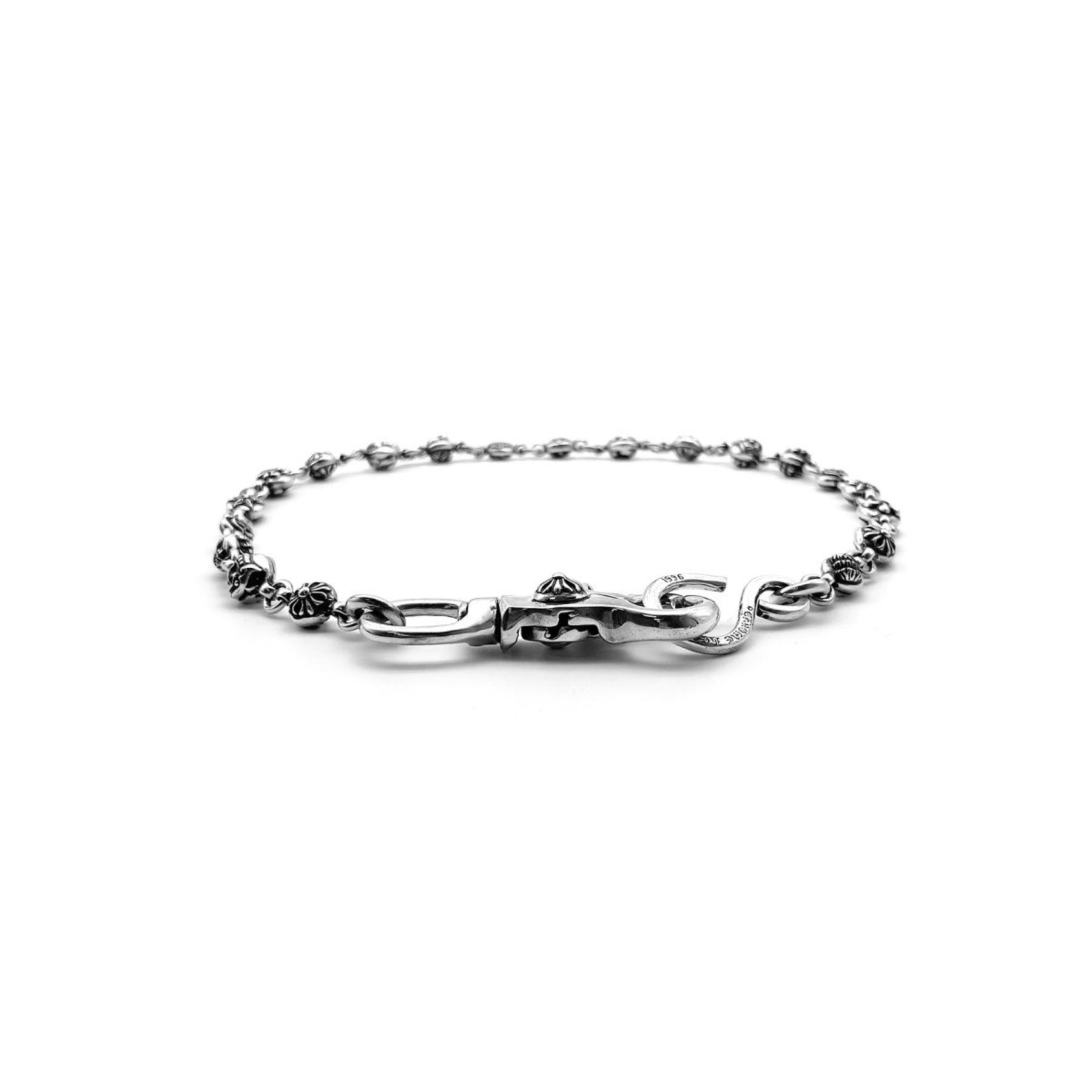 Chrome Hearts Silver Multi Element Ball Wallet Chain - SRM