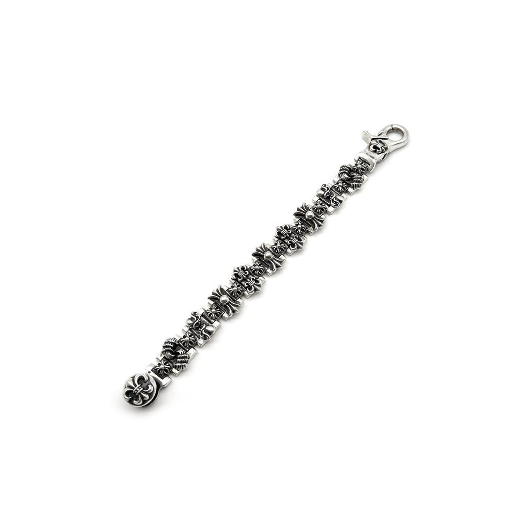 Chrome Hearts Silver Multi Element Lobster Clasp Bracelet - SHENGLI ROAD MARKET