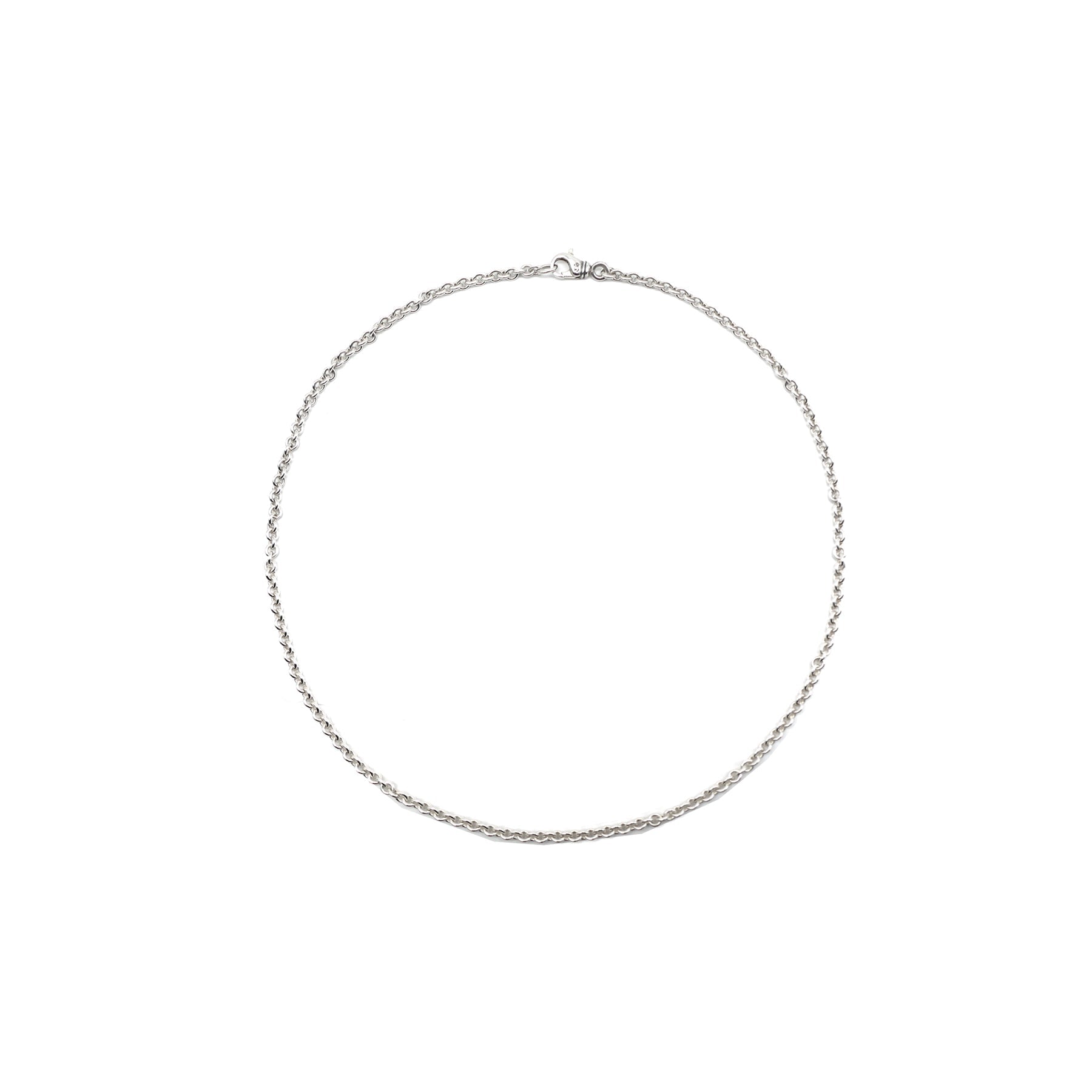 Chrome Hearts Silver Ne Chain Lobster Clasp Necklace – SHENGLI