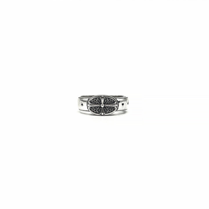 Chrome Hearts Silver Oval Belt Keeper Ring - SHENGLI ROAD MARKET