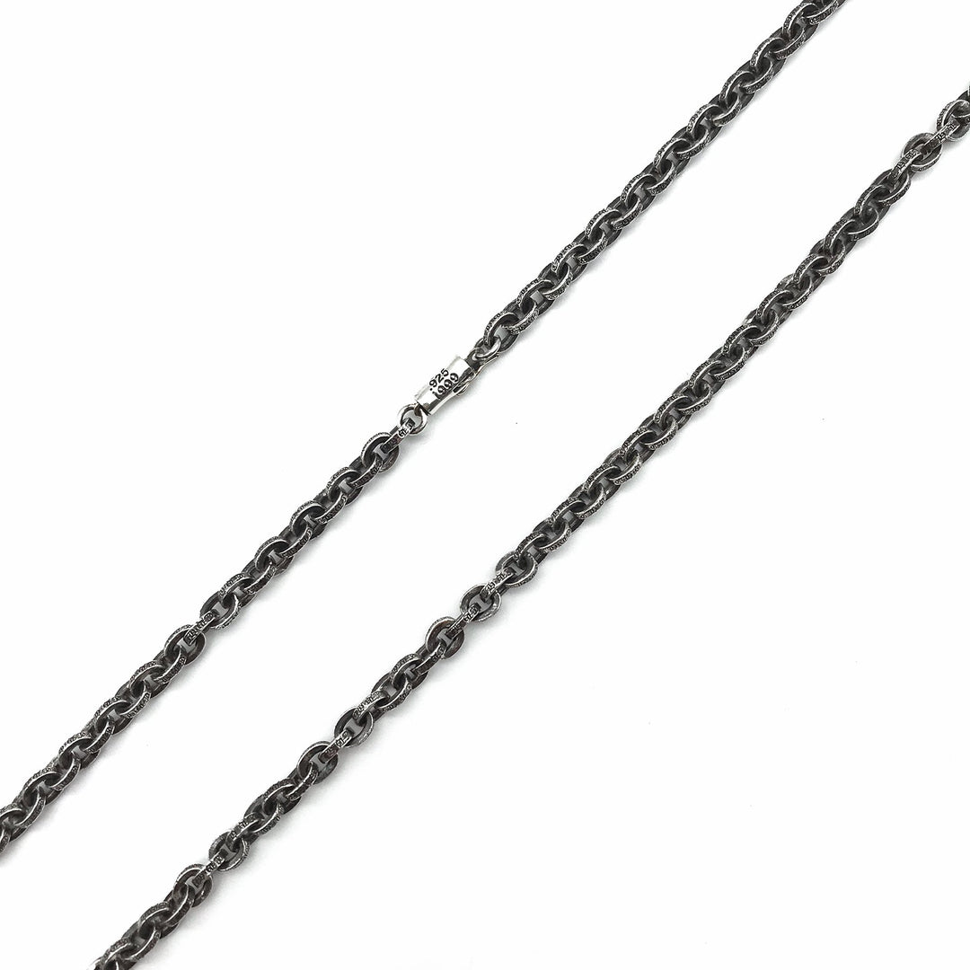 Chrome Hearts Silver Paperchain Necklace - SHENGLI ROAD MARKET