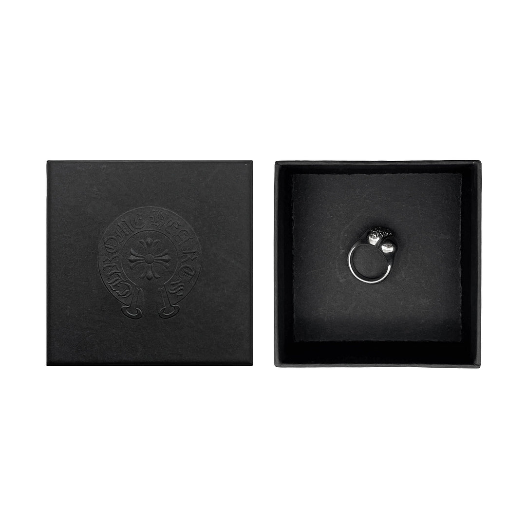 Chrome Hearts Silver R.l.P Heart Cemetery Ring - SHENGLI ROAD MARKET