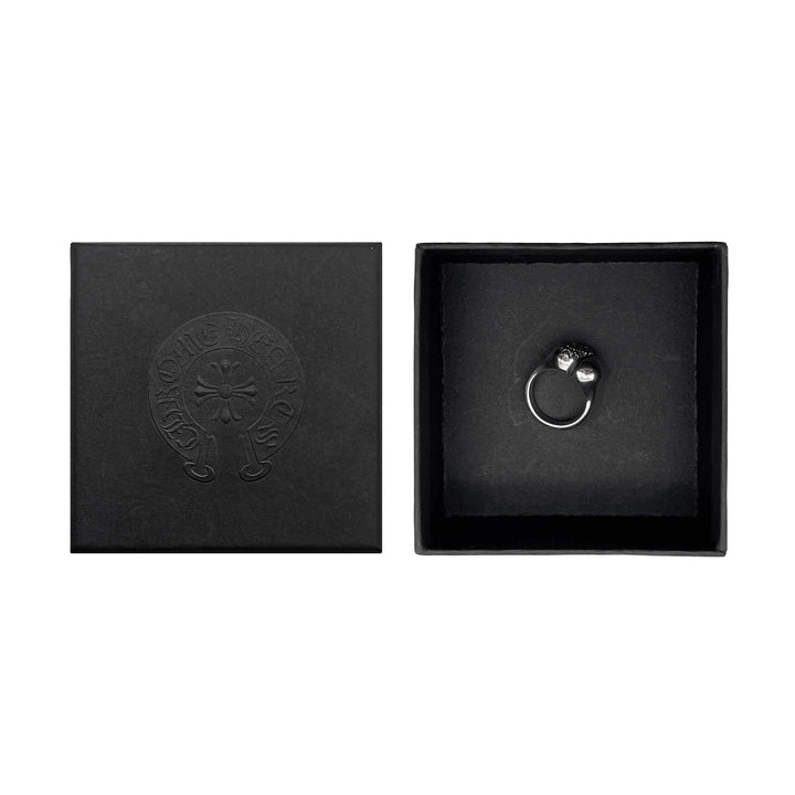 Chrome Hearts Silver R.l.P Heart Cemetery Ring - SHENGLI ROAD MARKET