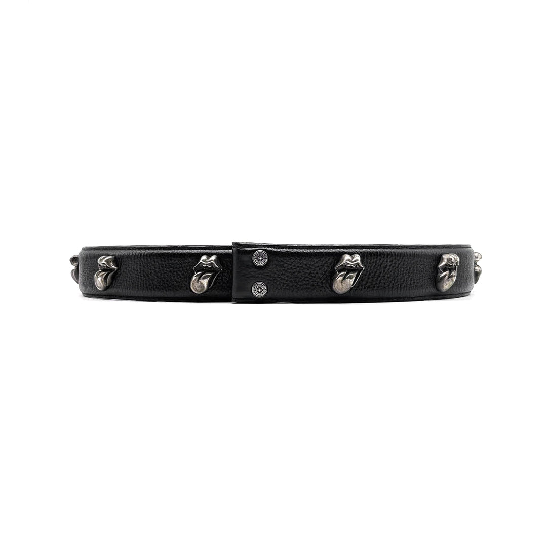 Chrome Hearts Silver Rolling Stone Belt with Horseshoe Buckle - SHENGLI ROAD MARKET