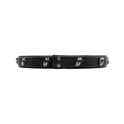 Chrome Hearts Silver Rolling Stone Belt with Horseshoe Buckle - SHENGLI ROAD MARKET