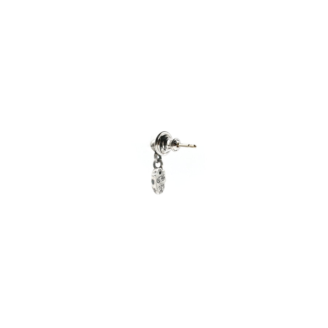 Chrome Hearts Silver Rolling Stone Earring Drop - SHENGLI ROAD MARKET