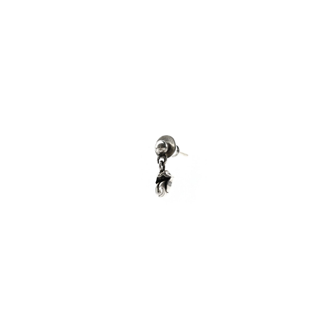 Chrome Hearts Silver Rolling Stone Earring Drop - SHENGLI ROAD MARKET