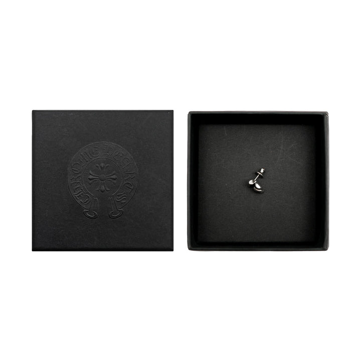 Chrome Hearts Silver Rolling Stone Earring Stud - SHENGLI ROAD MARKET