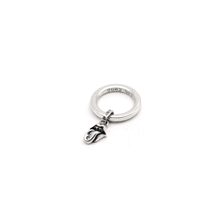 Chrome Hearts Silver Rolling Stones Single Diamonds Pendant Ring - SHENGLI ROAD MARKET